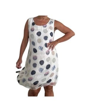 Gigi Moda Eva Silk Mini Dress - White