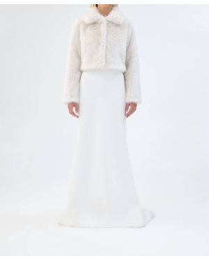 Unreal Fur Milky Way Jacket - White