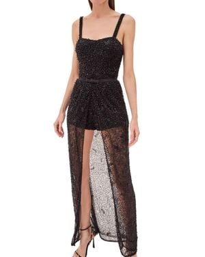 Alexis Escola Romper - Black