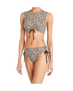 Robin Piccone Aubrey High Waist Bikini Bottom - Black