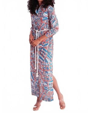 CK BRADLEY Monteith Caftan Midi Dress - Multicolor