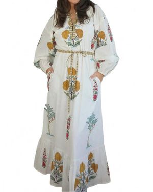 NIBI Joel Maxi Dress - White