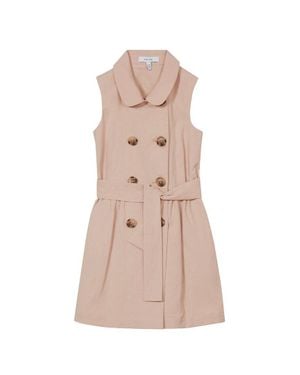 Reiss Dana Jr Structured Mini Dress - Pink