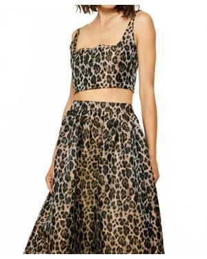 Line & Dot Sierra Cropped Top - Multicolor