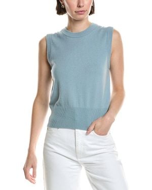 Vince Crewneck Wool & Cashmere-Blend Sweater - Blue