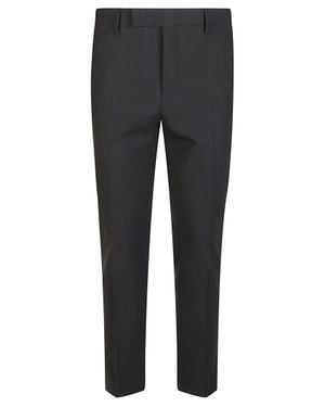 PT Torino Dieci Slim Straight Virgin Wool Pants - Gray