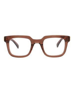 dunhill Square-Frame Acetate Optical Frames - Brown