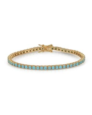Native Gem Tennis Bracelet - Metallic