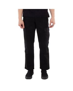 Lacoste Straight-Leg Cotton Pants - Black