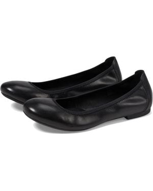 Born Julianne B78203 Flat Leather Round Toe Slip-On Hawk170 - Black
