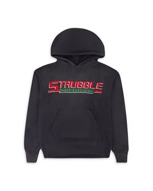 Saint Michael Denim Tears Struggle Hoodie - Blue