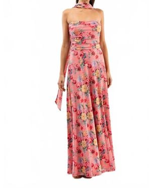 Smith & Quinn Esme Sheer Maxi Dress - Red