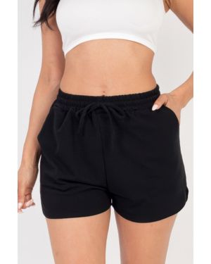 TRUEDAMES Fashnzfab French Terry Shorts - Black