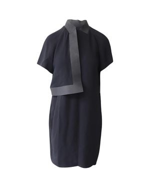 Alexander Wang Alexander Wang Shoulder Flap Dress - Blue