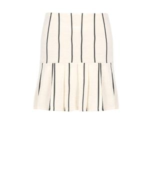 Pcfg Free Heaven Kutnia Mini Skirt - White