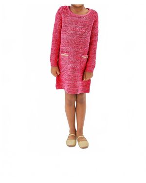 Lilly Pulitzer Girl's Lolo Sweater Dress - Red
