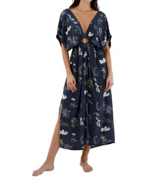 MALAI Wild Harvest Mirage Dress - Blue