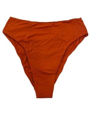 Haight High Leg Hotpants Bikini Bottom - Orange