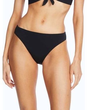 Robin Piccone Ava Clean Finish Bikini Bottom - Blue