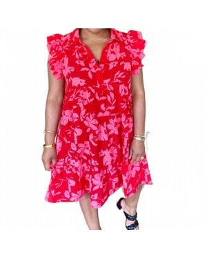 Umgee Tiered Mini Dress