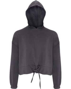 Tridri Cropped Maria Hoodie - Black