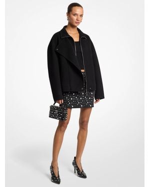 Michael Kors Michael Kors Double-Face Wool Blend Jacket - Black