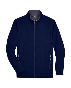 CORE365 Tall Cruise Two-Layer Fleece Bonded Softshell Jacket - Blue