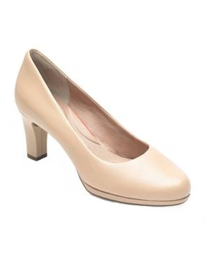 Rockport Total Motion Leah Pump Dress Shoes - Natural