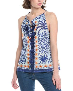 FARM Rio Afternoon Breeze Blouse - Blue