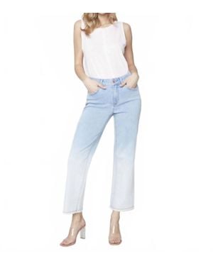 Charlie b Wide Leg Crop Jean - Blue