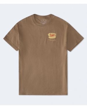 Aéropostale Gilmore Girls Luke's Diner Relaxed Graphic Tee - Brown