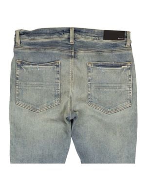 Amiri Clay Cotton Velvet Pj Mx2 Skinny Jeans - Blue