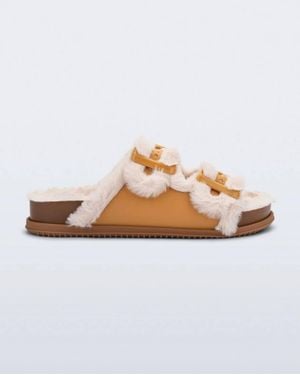Melissa Cozy Warm Slide Sandal - White