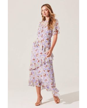 Astr Floramae Dress - Pink