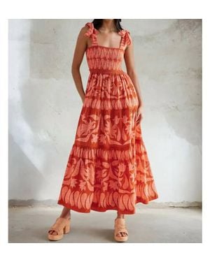 Omika Lana Maxi Dress - Red