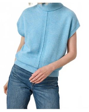 Lilla P Turtleneck Wedge Sweater - Blue