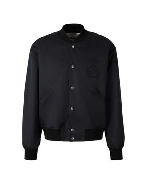 Jil Sander Sleek Minimalist Bomber Jacket - Black