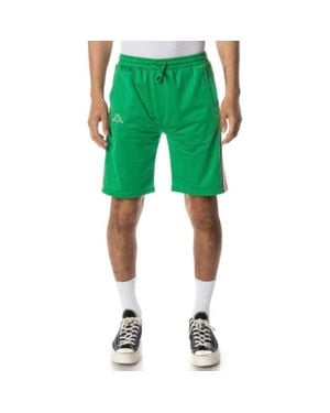 Kappa Logo Tape Dasved Shorts - Green