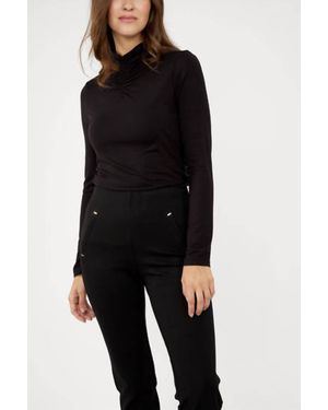 FRANK LYMAN High-Waisted Formal Pants Style 243441 - Black