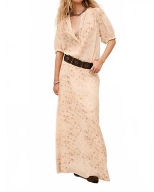 Ba&sh Nattalina Flowy Maxi Skirt - Natural