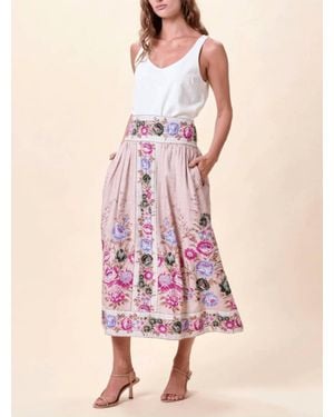 Cleobella Doreen Midi Skirt - Pink