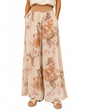 Scandal Italy Alice Sheer Pant - Natural