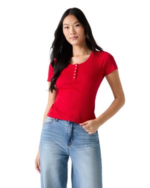 Guess Lexy Button Top - Blue
