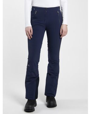 Kjus Fitted Pants With Flare Hem And Practical Pockets - Blue