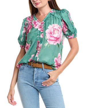 Tahari Blouse - Green