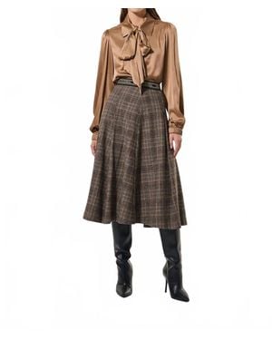 Dea Kudibal Atty Midi Skirt - Brown