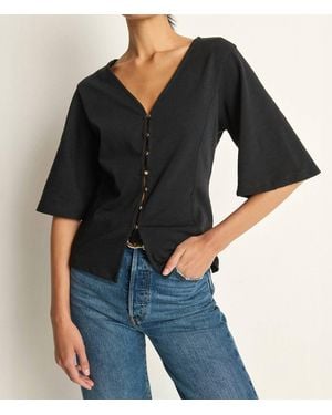 Nation Ltd Gisela Half Sleeve Top - Black