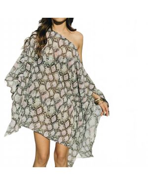 Candice Held Loulou Off-The-Shoulder Swim Cover-Up - Black