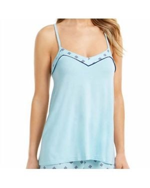 Alfani Printed Tank Top - Blue