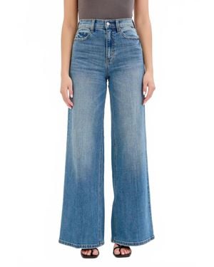 cello Sarah High-Rise Wide Leg Jeans - Blue